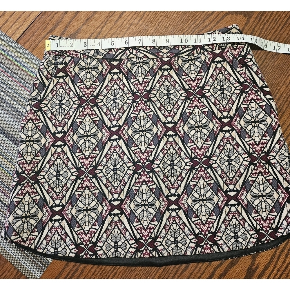 Lush Patterned Mini Skirt - Picture 6 of 8